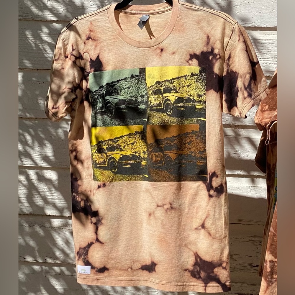 Adult small // Volkswagen pop art // T-shirt // Hand dyed